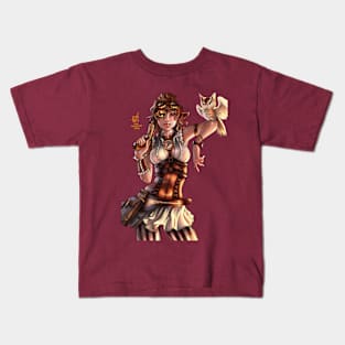 Steampunk Vampire Kids T-Shirt